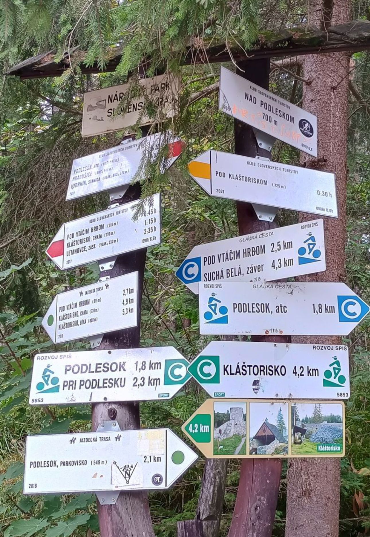 שלט Nad Podleskom 700מ'